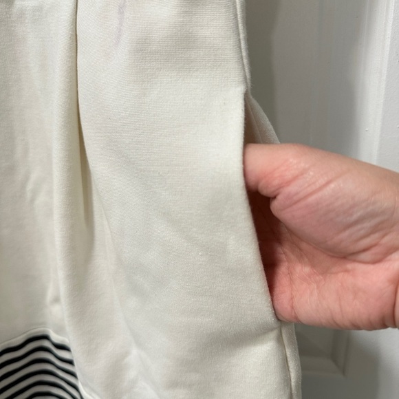 Madewell Verse Dress in Ivory Stripe - Picture 4 of 9